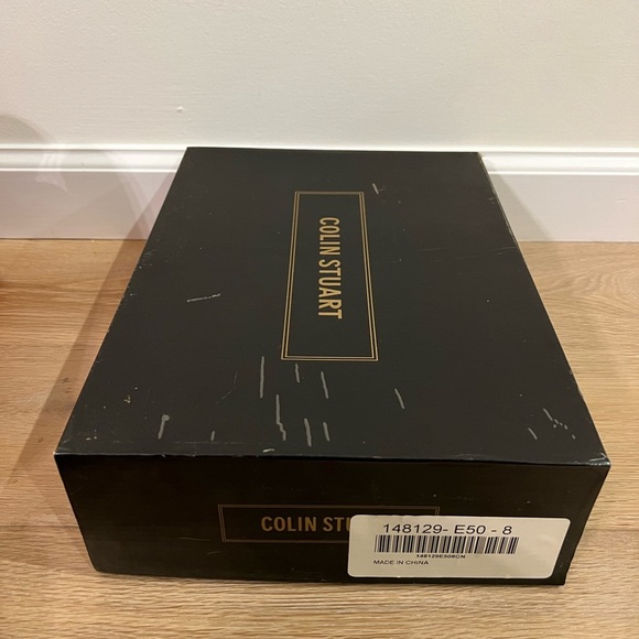 Colin Stuart Gold Metallic Ankle Boot Size 8 - Picture 8 of 9